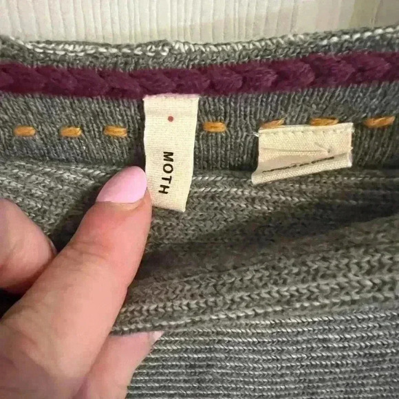 MOTH Poncho Style Sweater Sz M/L - Picture 3 of 9